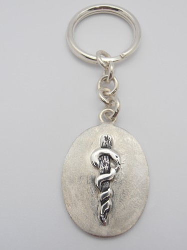 925 silver rod asclepius - 925, of