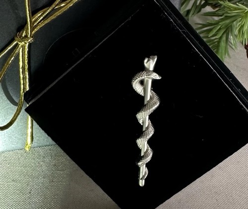 Rod asclepius sculpted - rod,